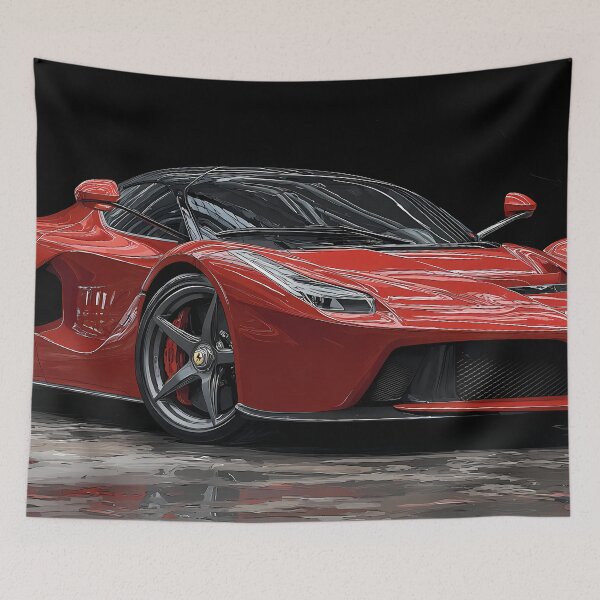 Item preview, Collector’s Poster – Ferrari LaFerrari in Pop Art Colors designed and sold by AutoPopStudio.