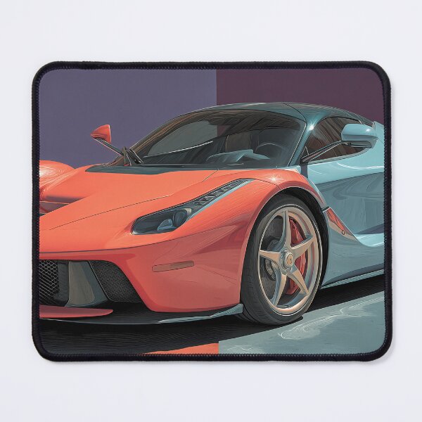 Item preview, Artistic Pop Art Supercar – Ferrari LaFerrari Wall Print designed and sold by AutoPopStudio.