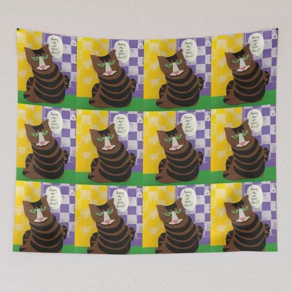 Item preview, Harry The Cat Threatens Annoyment designed and sold by prunellaparsnip.