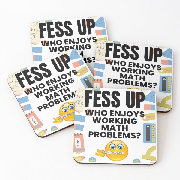 Item preview, FESS UP - Who Enjoys Working Math Problems? designed and sold by MPC-Mince-Pies.