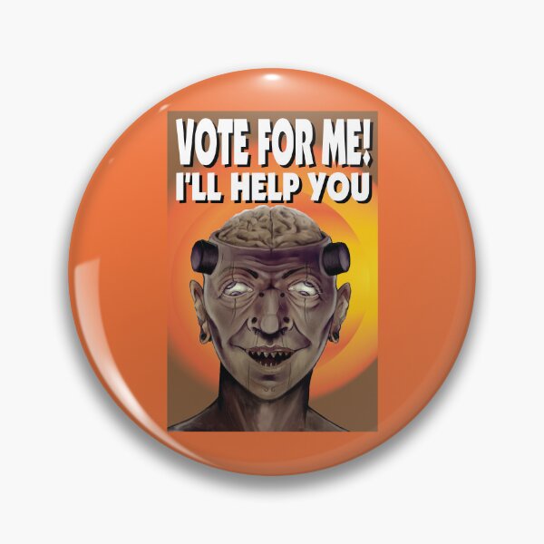 Item preview, Vote for Me, I'll Help You – Dark Vector Art for Skeptics & Urban Truth-Seekers designed and sold by DreamFlux.