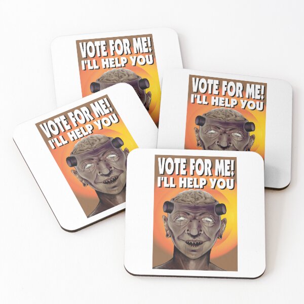 Item preview, Vote for Me, I'll Help You – Dark Vector Art for Skeptics & Urban Truth-Seekers designed and sold by DreamFlux.