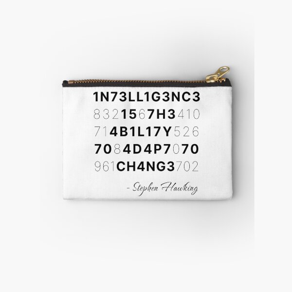 Item preview, "INTELLIGENCE..." - Stephen Hawking designed and sold by HighStoryShop.