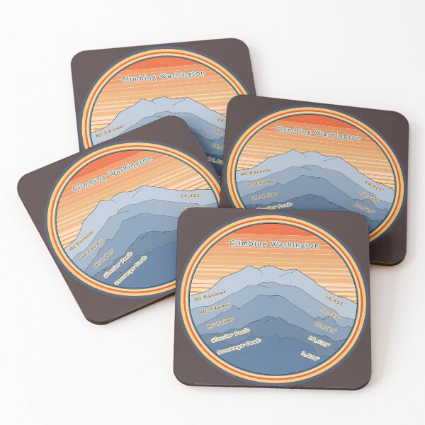 Item preview,  Climbing Washington - Retro Stack - colorway 2 designed and sold by ErynFalasDesign.