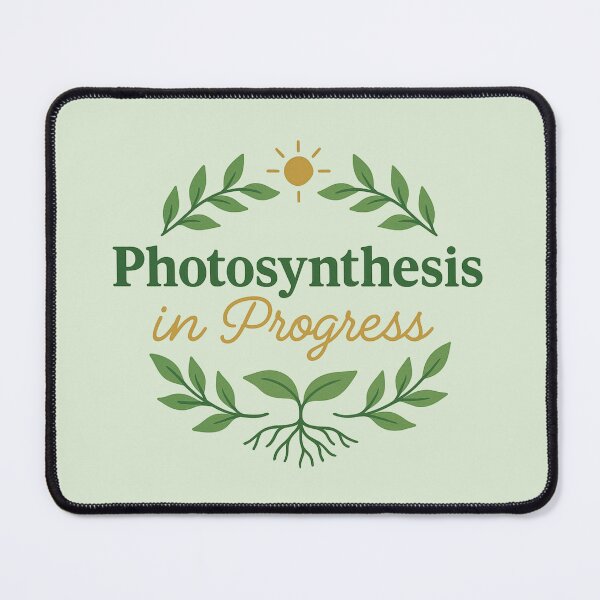 Item preview, Photosynthesis in Progress – Green Aesthetic | Eco Art for Plant Lovers & Science Nerds designed and sold by astersgraphics.