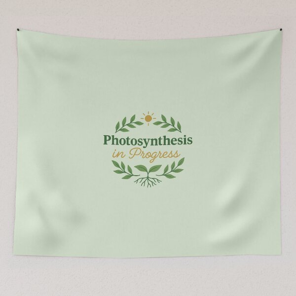 Item preview, Photosynthesis in Progress – Green Aesthetic | Eco Art for Plant Lovers & Science Nerds designed and sold by astersgraphics.