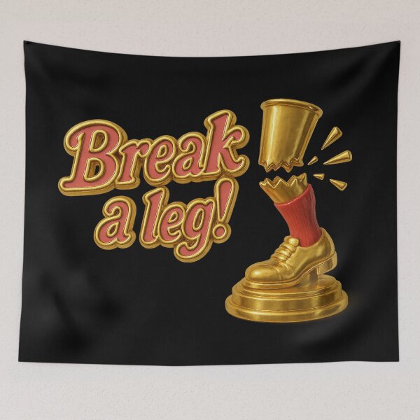 Item preview, Break a Leg – Stage clear for happiness & style designed and sold by Girih.