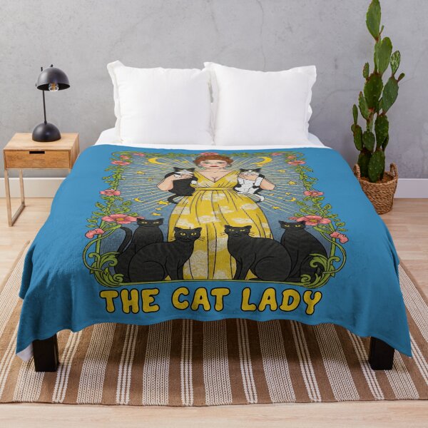Item preview, The Cat Lady Tarot Card Art designed and sold by TeeARTHY.