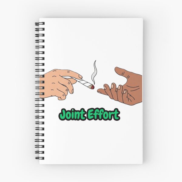 Item preview, Joint Effort Weed T-Shirt | Funny Stoner Cannabis Shirt | Two Hands Passing a Joint 420 Humor Tee designed and sold by Madhu009.