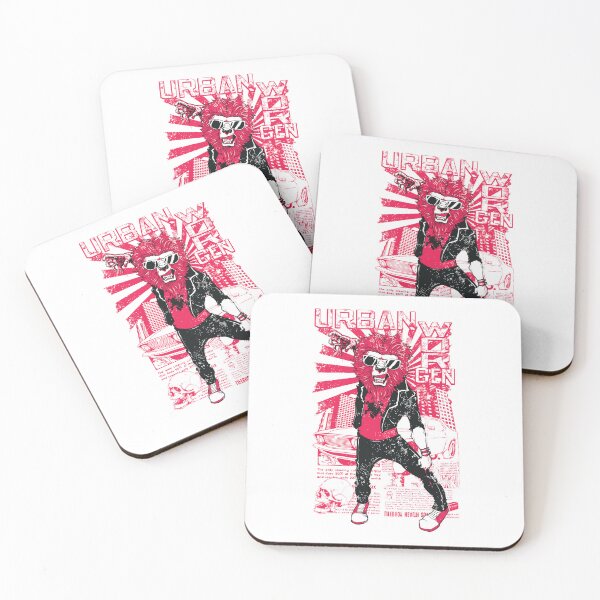 Item preview, Urban Worgen – Rugged Vector Art of a City Werewolf for Rockers & Fantasy Rebels designed and sold by DreamFlux.
