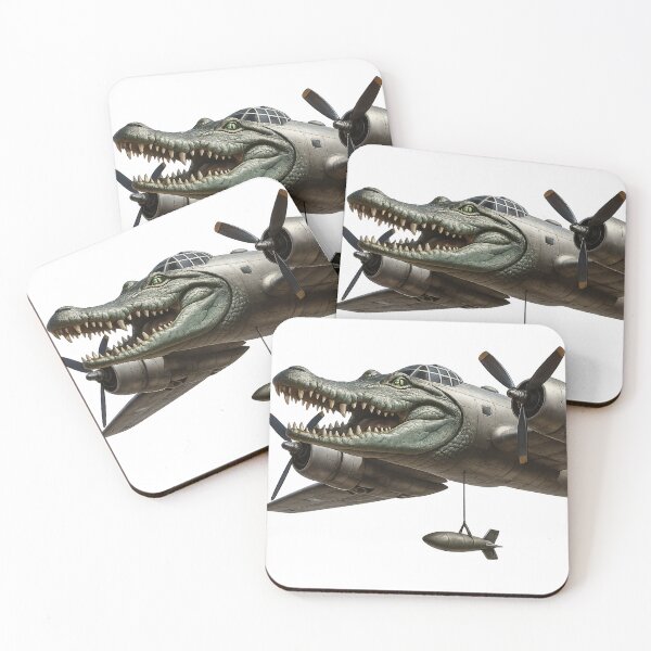 Item preview, Bombardiro Crocodilo – Italian Brain Rot Warplane Meme Character | Surreal Croc Bomber Design designed and sold by Flying Penguins.
