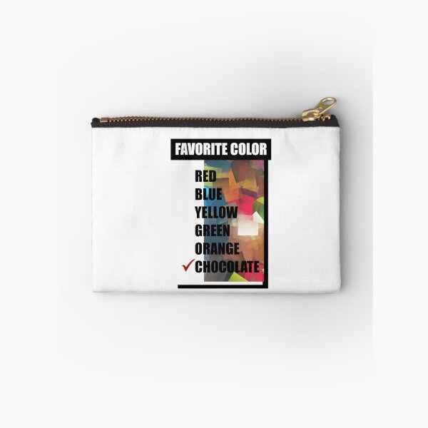 Item preview, Favorite Color Is Chocolate – Chocoholic Humor & Sweet Design • Colore Preferito Cioccolato – Umorismo Goloso e Design Dolce • Couleur Préférée Chocolat – Humour Gourmand et Design Sucré designed and sold by LenaBlueDesigns.