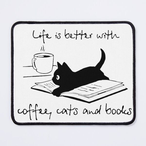 Item preview, Cats and books designed and sold by Irinuca Gifts.