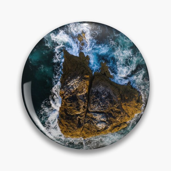 Item preview, The Island Heart - An Atmospheric Aerial Image designed and sold by Real Mindset Studio.