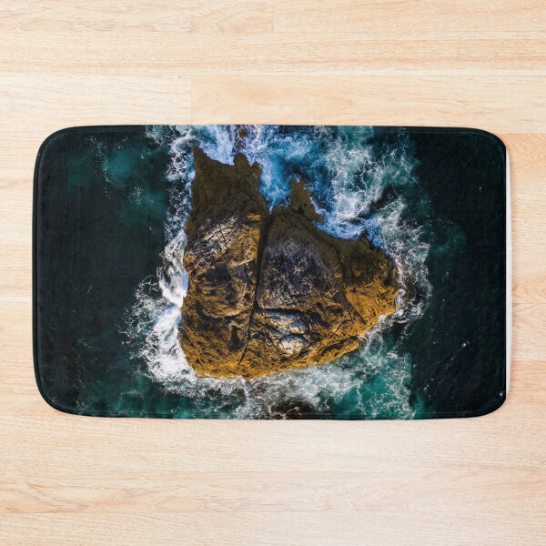 Item preview, The Island Heart - An Atmospheric Aerial Image designed and sold by Real Mindset Studio.