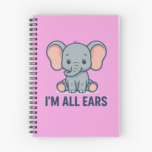Item preview, I'm All Ears (Eavesdropping Elephant) designed and sold by S-Dstyle.