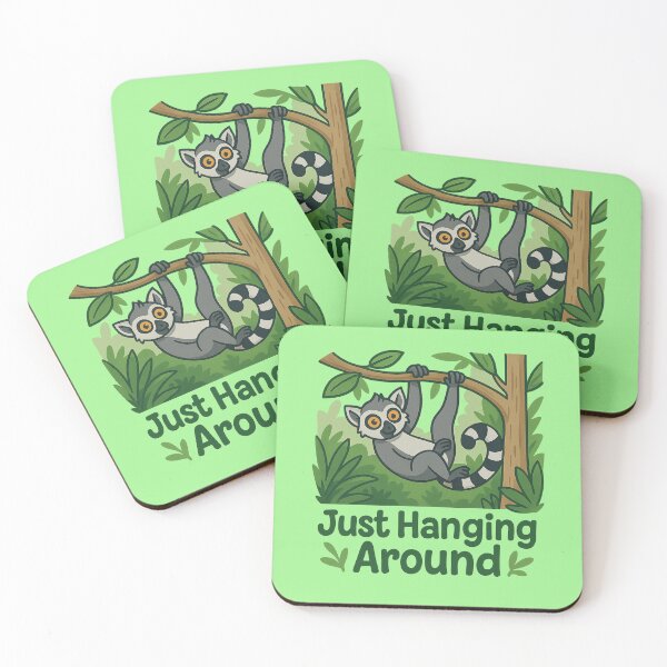 Item preview, Just Hanging Around (Lounging Lemur) designed and sold by S-Dstyle.