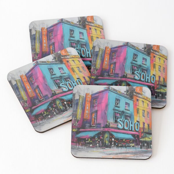 Item preview, Experience Soho Vibrance - A Bold Abstract Celebration of Urban Color Energy and Street Life designed and sold by OlfactoART Studio.