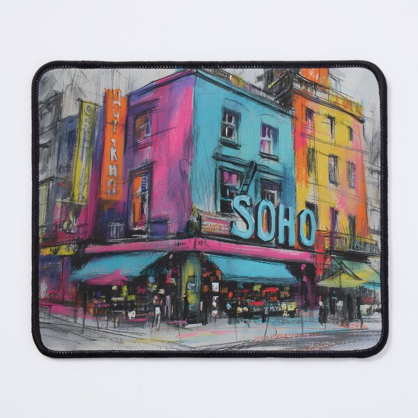 Item preview, Experience Soho Vibrance - A Bold Abstract Celebration of Urban Color Energy and Street Life designed and sold by OlfactoART Studio.