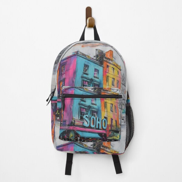 Item preview, Experience Soho Vibrance - A Bold Abstract Celebration of Urban Color Energy and Street Life designed and sold by OlfactoART Studio.