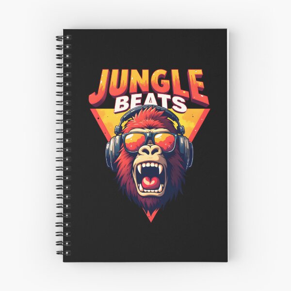 Item preview, Cartoon Gorilla Jungle Beats designed and sold by FunCartoonSpot.