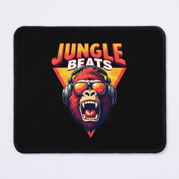 Item preview, Cartoon Gorilla Jungle Beats designed and sold by FunCartoonSpot.