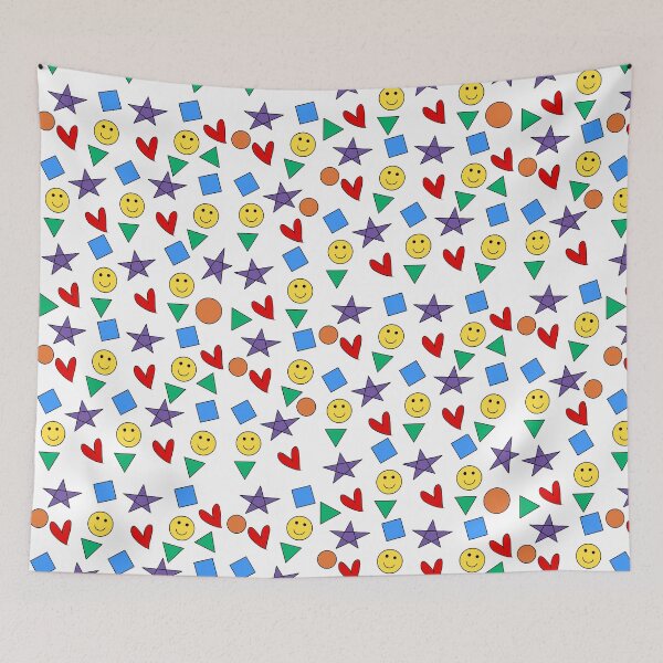Item preview, Colorful Shapes and Symbols Pattern designed and sold by Nojom-.