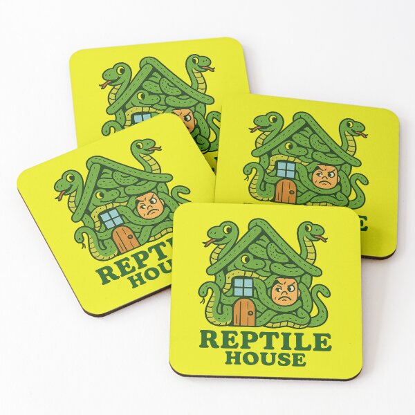 Item preview, Reptile House – Funny Snake Cartoon Creepy Crawlies Design designed and sold by S-Dstyle.