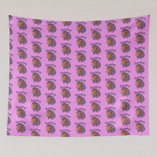 Item preview, Sparkling – Colorful Fantasy Horse with Rainbow Mane Design designed and sold by S-Dstyle.