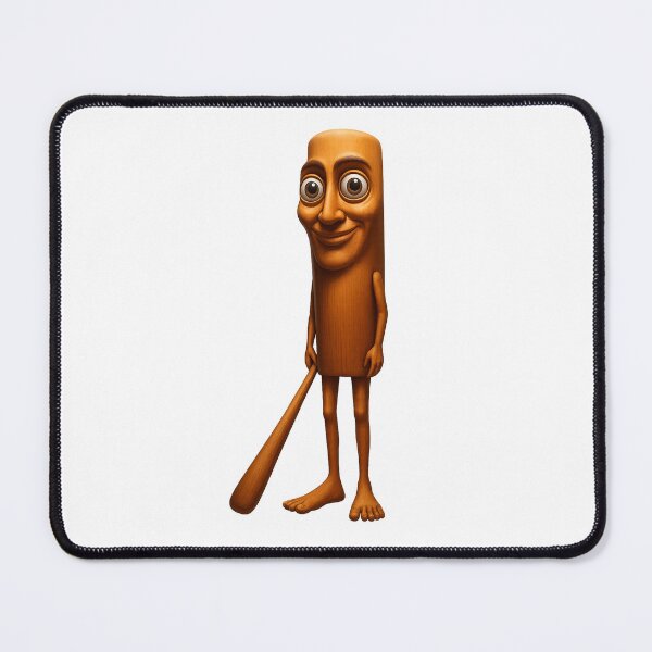 Item preview, Tung Tung Sair – Italian Brain Rot Wooden Bat Meme | Creepy Wooden Guardian Character designed and sold by Flying Penguins.
