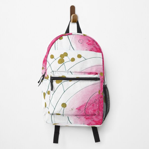 Item preview, Bright magenta and gold abstract art designed and sold by SapienSwag.