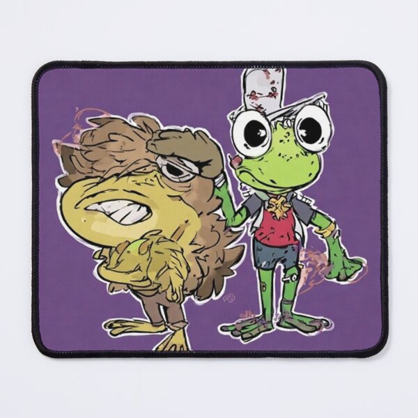 Item preview, Grumpy Chicken & Zombie Sheriff Frog - Oddball Friends Illustration | NegarTv designs Brand designed and sold by NegarTv Designs.