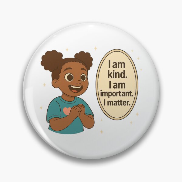 Item preview, "Empowering Affirmation Shirt for Black Kids – I Am Worthy, Enough, Beautiful" designed and sold by Admoore7.