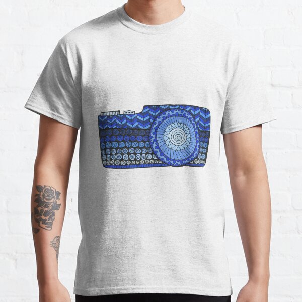 Blue Camera Classic T-Shirt