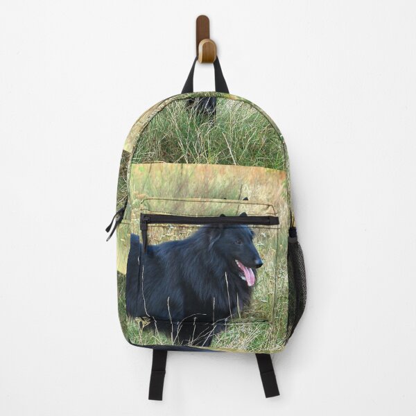 Item preview, Beautiful Belgian Shepherd Groenendael on a Meadow designed and sold by ArtbyDanya.