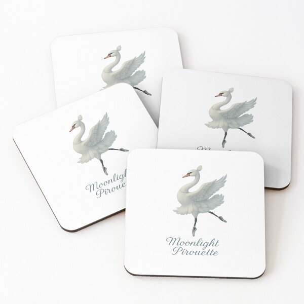Item preview, Moonlight Pirouette – Elegant Swan Ballet Pose designed and sold by Aucia.