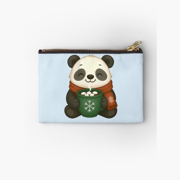 Item preview, Cozy Panda with Hot Chocolate – Cute Christmas Winter Animal Gift for Cocoa and Panda Lovers designed and sold by SkyTastic.