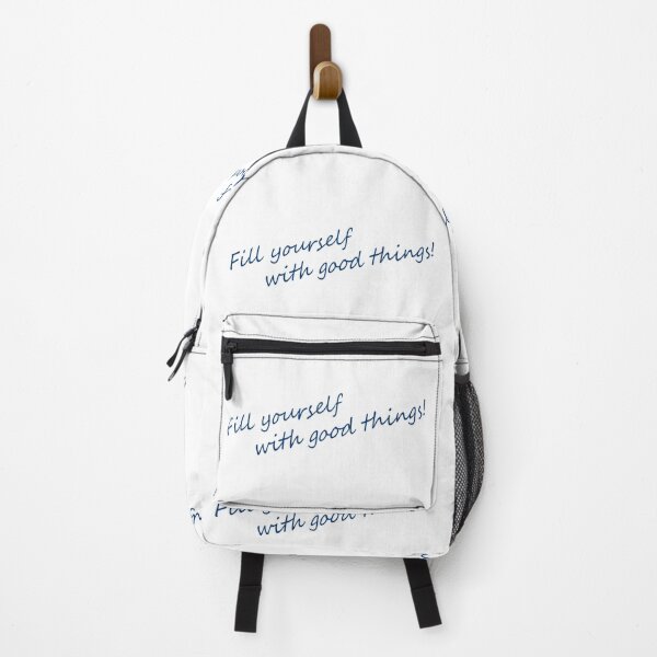 Item preview, Motivational quote |Fill yourself with good things!| designed and sold by Crazy Mammoth.