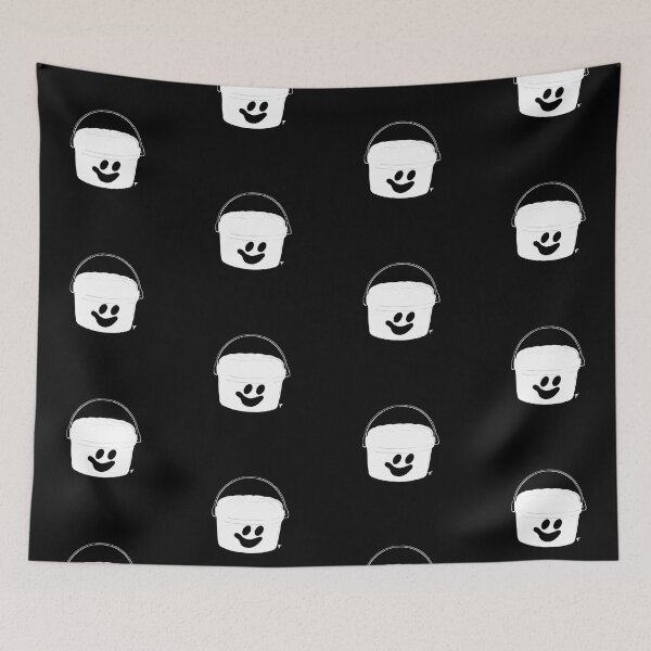 Item preview, Ghost Boo Bucket - Black Background  designed and sold by The Abysmall.