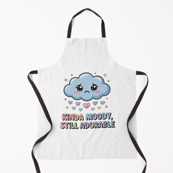 Item preview, Cute Sad Cloud Kawaii Aesthetic Quote designed and sold by AmabelleAtelier.