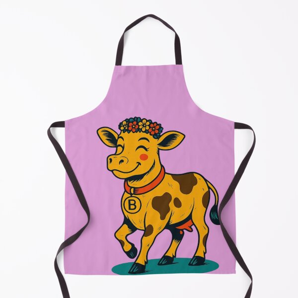 Item preview, Chic Floral Cow. Vache Fleurie Chic designed and sold by Drawingshirts.