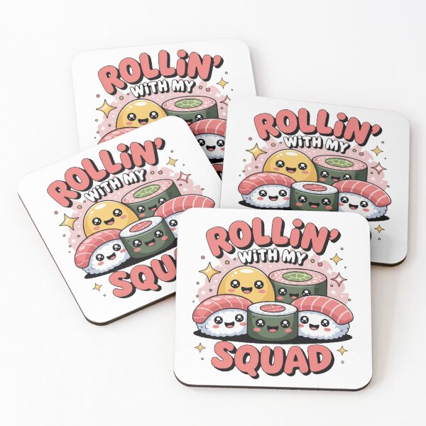 Item preview, Funny Food Squad Cute Sushi Kawaii T-Shirt designed and sold by AmabelleAtelier.