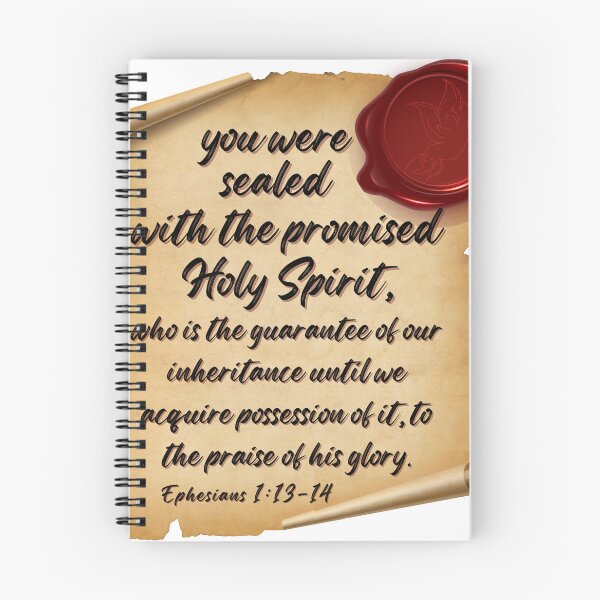 Item preview, Sealed with the Promised Spirit - Eph 1:13-14 designed and sold by stella literarium.