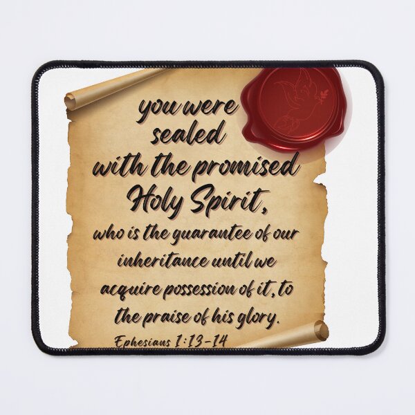 Item preview, Sealed with the Promised Spirit - Eph 1:13-14 designed and sold by stella literarium.