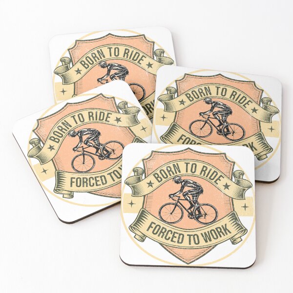 Item preview, Copy of Born to Ride Forced to Work! Cyclist Gift designed and sold by SSustainable.