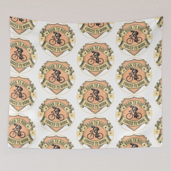 Item preview, Copy of Born to Ride Forced to Work! Cyclist Gift designed and sold by SSustainable.