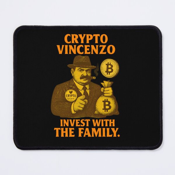 Item preview, "Crypto Vincenzo – Invest With the Family" | Bitcoin Boss Design designed and sold by BitCrop.