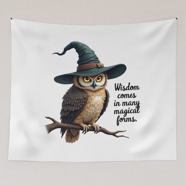 Item preview, Magical Owl Wisdom designed and sold by MiniStudio.