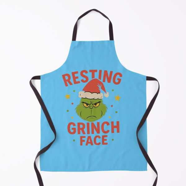 Item preview, Resting Grinch Face Christmas Design designed and sold by OliveStreetDesigns.