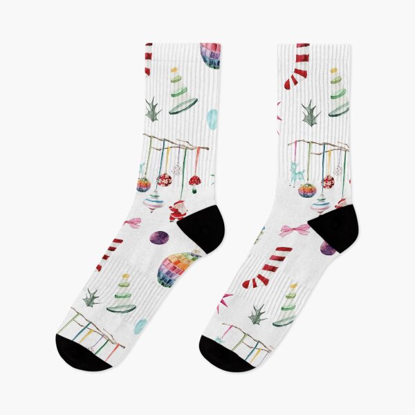 Item preview, Kitsch Christmas Pattern | Retro Disco Ball & Nutcracker Holiday Design designed and sold by Laura Lise Wong.